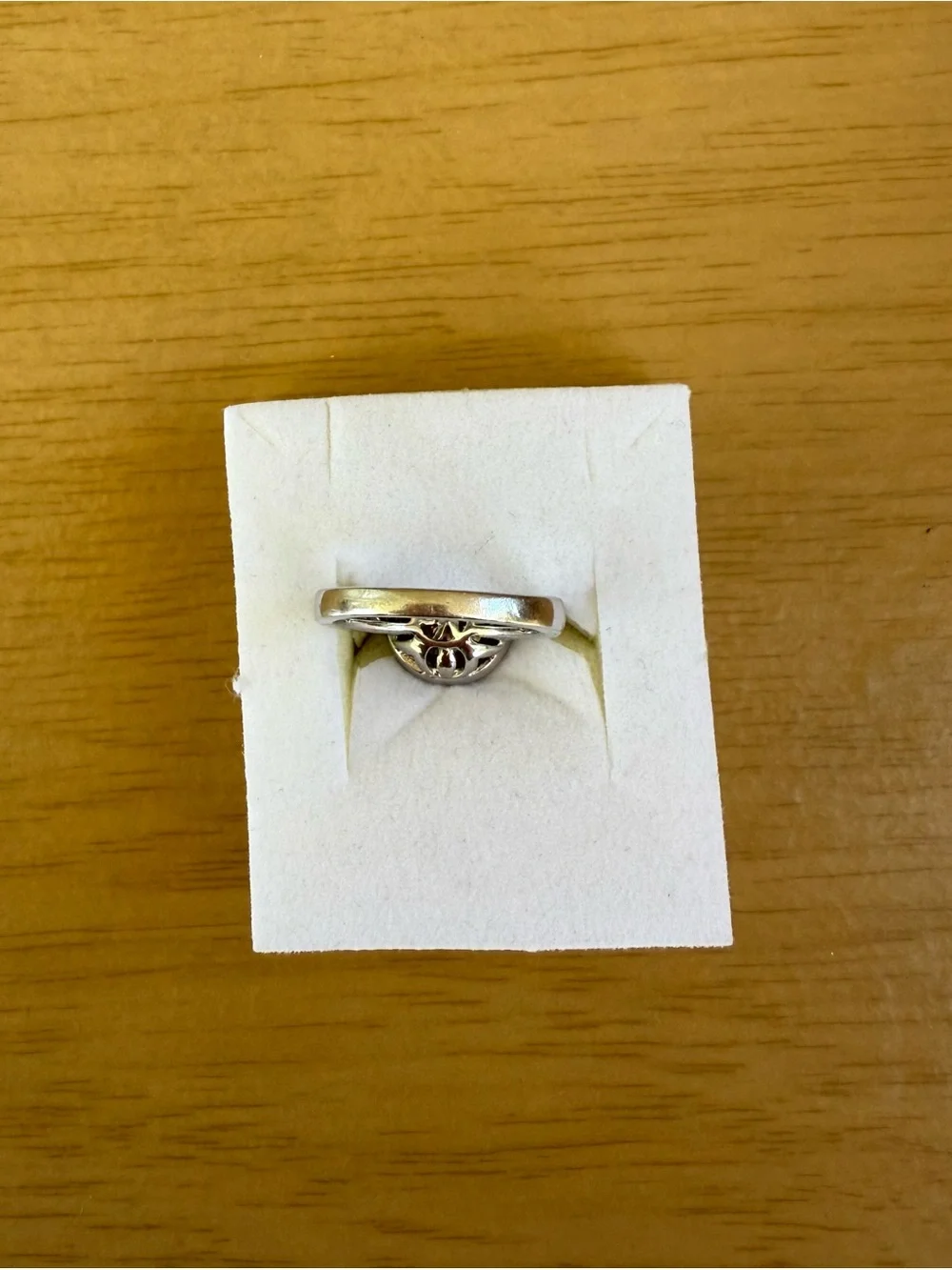 925 Sterling Silver Round Ring - size 7
